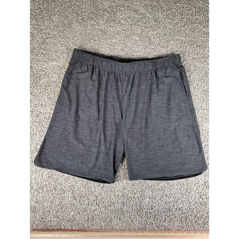 Athletic Works Men's Active Shorts Size XL Greystone Heather Pull On Athleisure